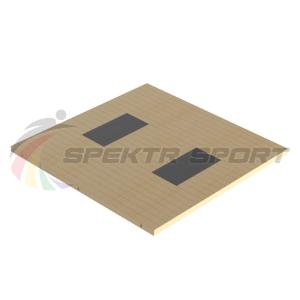 Купить Помост тяжелоатлетический 3х3х0,1м, рез. амортизаторы 1х0,5х0,04м в Обь 