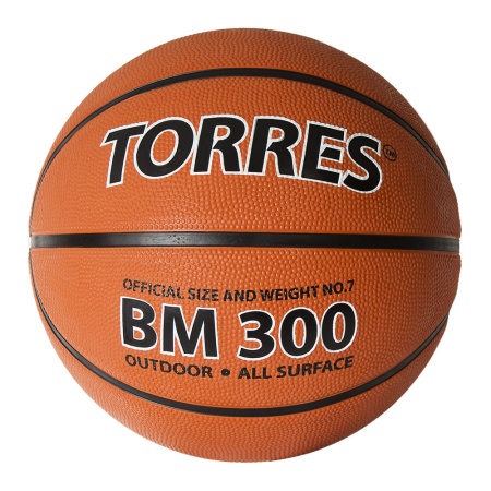 Купить Мяч баскетбольный  "TORRES BM300" р.5 в Обь 