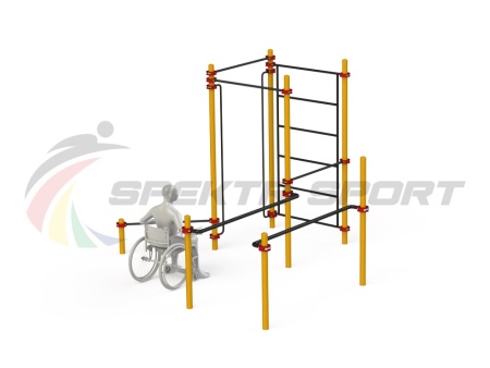 Купить Спортивный комплекс для инвалидов-колясочников WRK-D18_76mm в Обь 